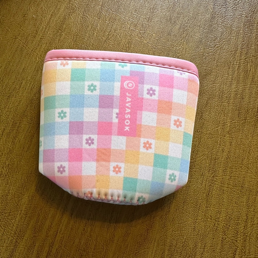 JavaSok Reusable Insulated Cold Beverage Sleeve.